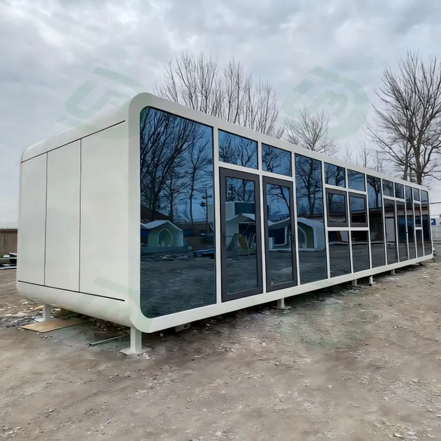 Aparência Suave Luxo Moderno Cabana Prefabricada Maçã Pódio de Dormir