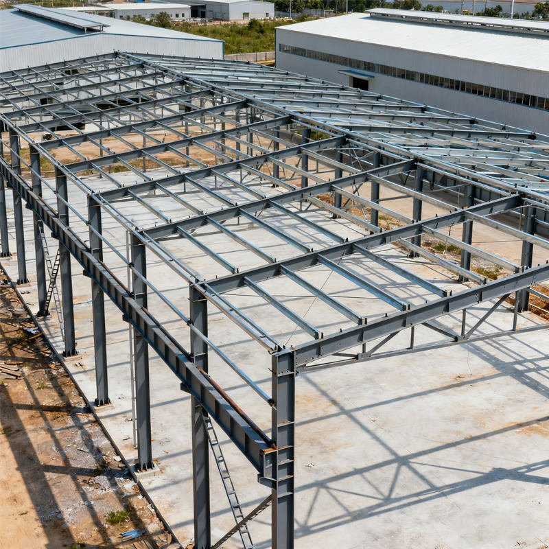 Oficina de Aço Prefabricada, Pavilhão de Exposição de Estruturas de Aço, Edifício Residencial de Estruturas de Aço