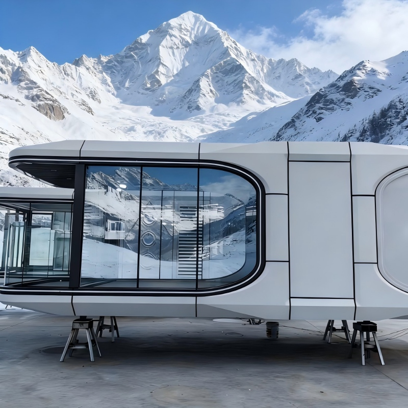 Casas Prefabricadas de Luxo Hotéis Móveis Cápsula Pods Prefabricados Casas Modulares Adequadas para Aluguel de Férias
