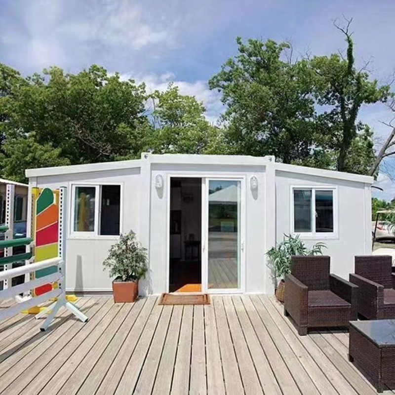 Casa Portátil Prefabricada Pronta para Viver 40FT Cottage de Contêiner em Pacote Plano Casa Pequena
