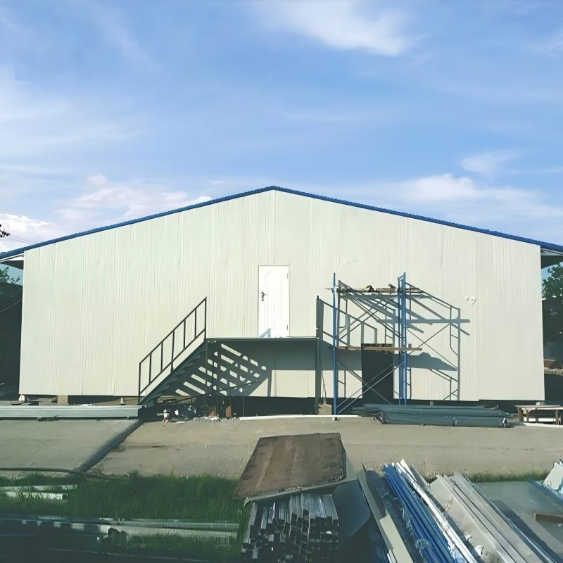 Casa de Camadas Padronizada - Conjunto Completo de Estrutura de Aço Personalizada com Isolamento em PU para Sistema de Habitação Avícola Controlado Climaticamente