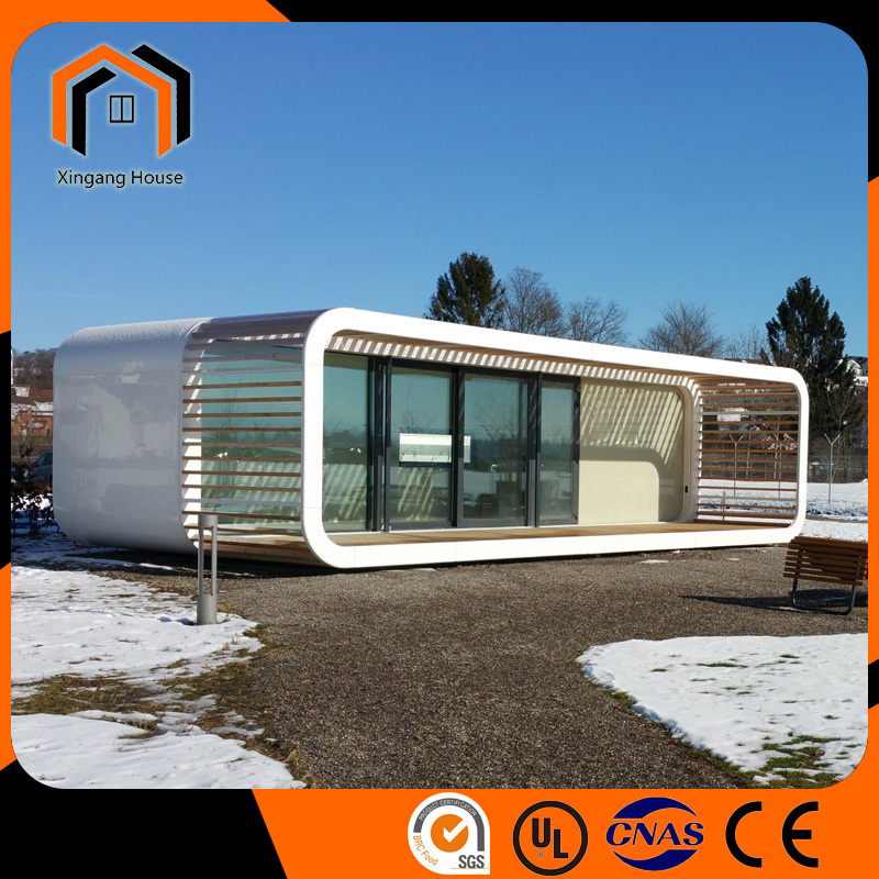 Casa Container de Estrutura de Aço para Dormir, Casa Prefabricada, Casa de Camping, Tiny House, Cabana de Maçã, Casa Modular Prefabricada