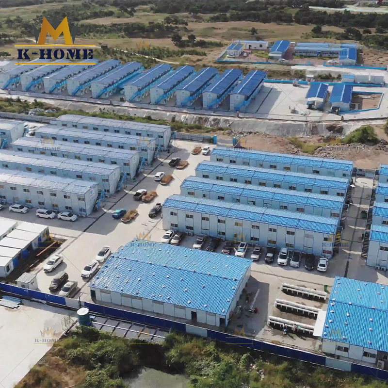 Acomodação temporária pré-fabricada conveniente e econômica