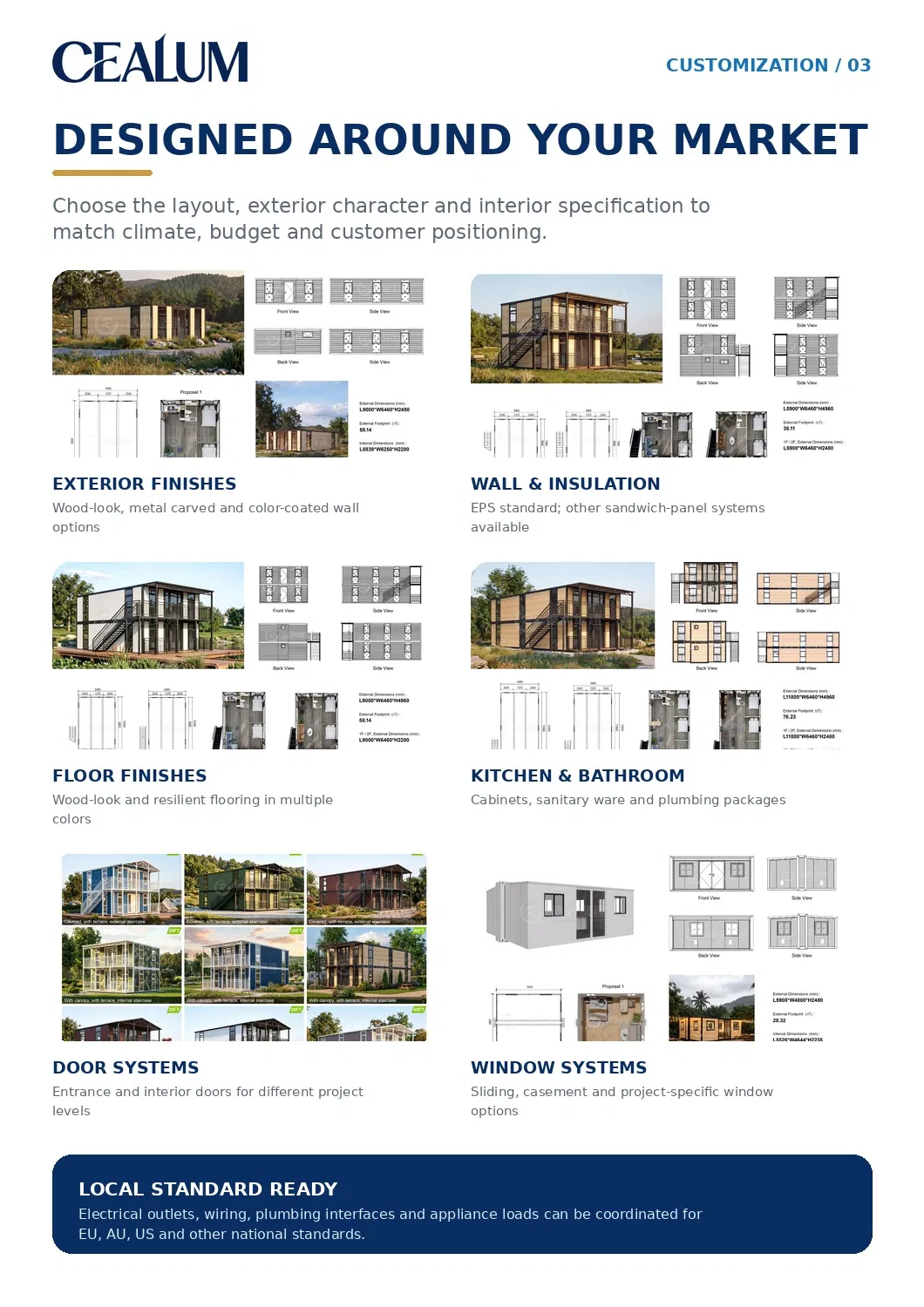 Unidades de Acomodação Prefabricadas Portáteis e Expansíveis
