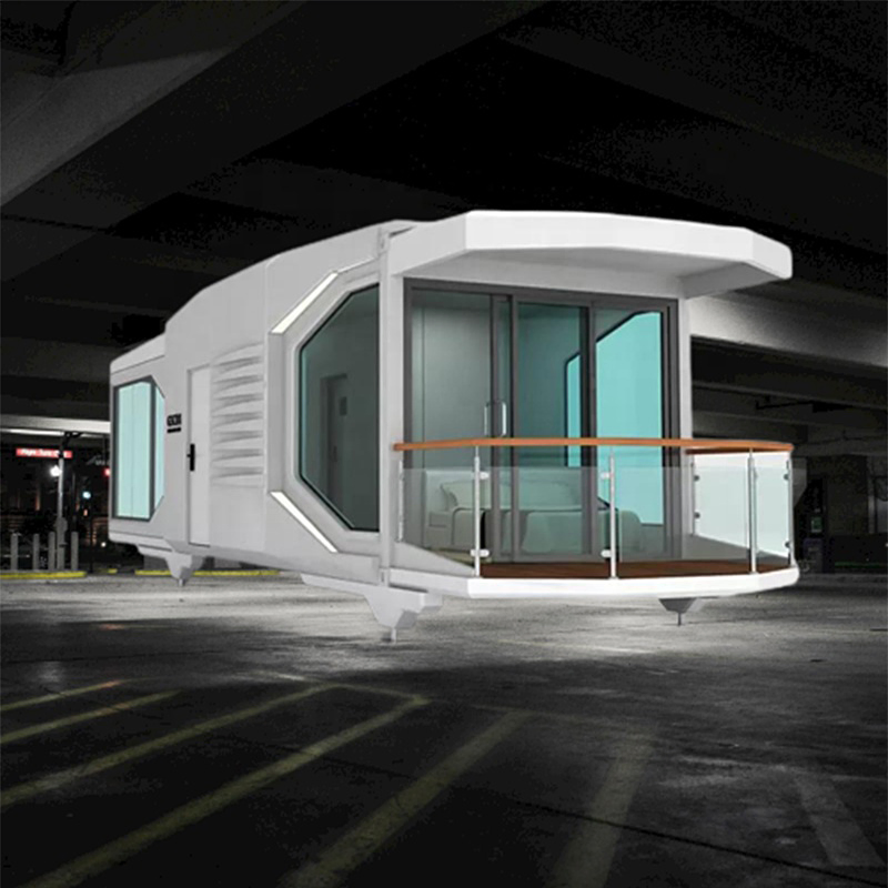 Casa de férias de luxo modular pré-fabricada moderna e portátil para jardim ao ar livre