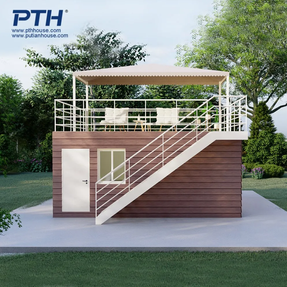 Casa Modular Prefabricada de Luxo Moderna, Portátil, Container para Vida no Quintal