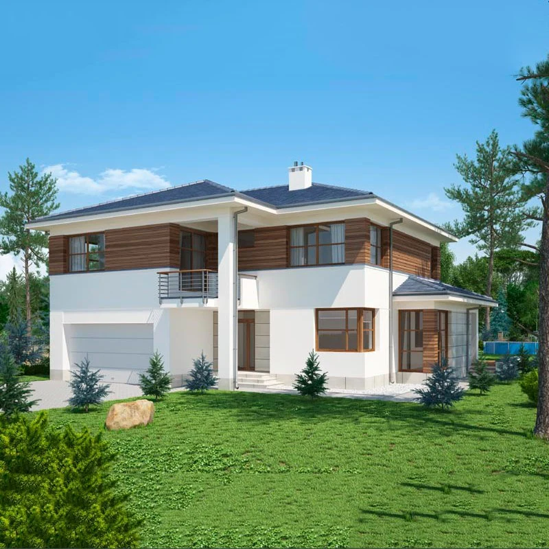 Casas Prefabricadas Eficientes em Energia Cabines Prefabricadas Modernas à Venda