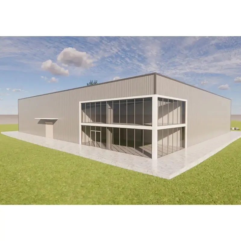 Edifícios Comerciais Prefabricados com Estrutura de Aço Armazém