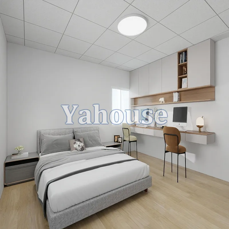 Casa de Campo Móvel Personalizada de Luxo em Estrutura de Aço Prefabricada / Vila Modular de Madeira Móvel