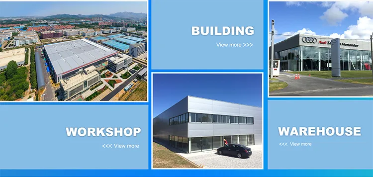 Projeto de Construção em Aço para Edifícios Comerciais Prefabricados Versáteis