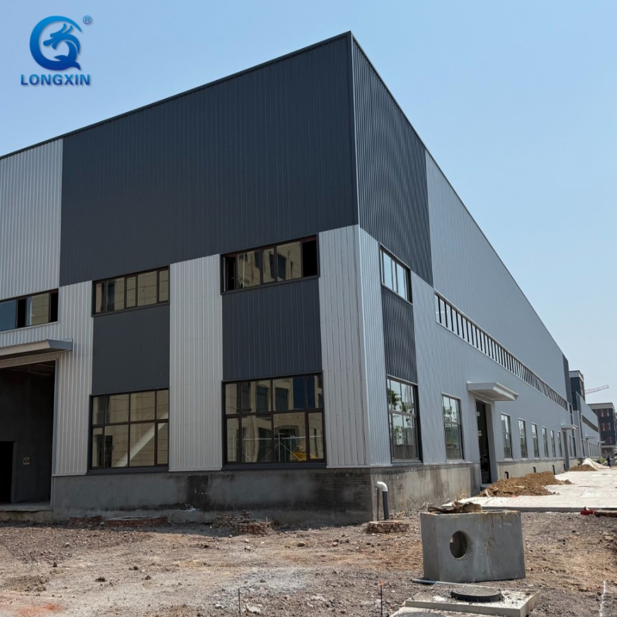 Estrutura de Vila de Aço Leve Personalizada Casa Residencial Pré-fabricada de Estrutura de Aço