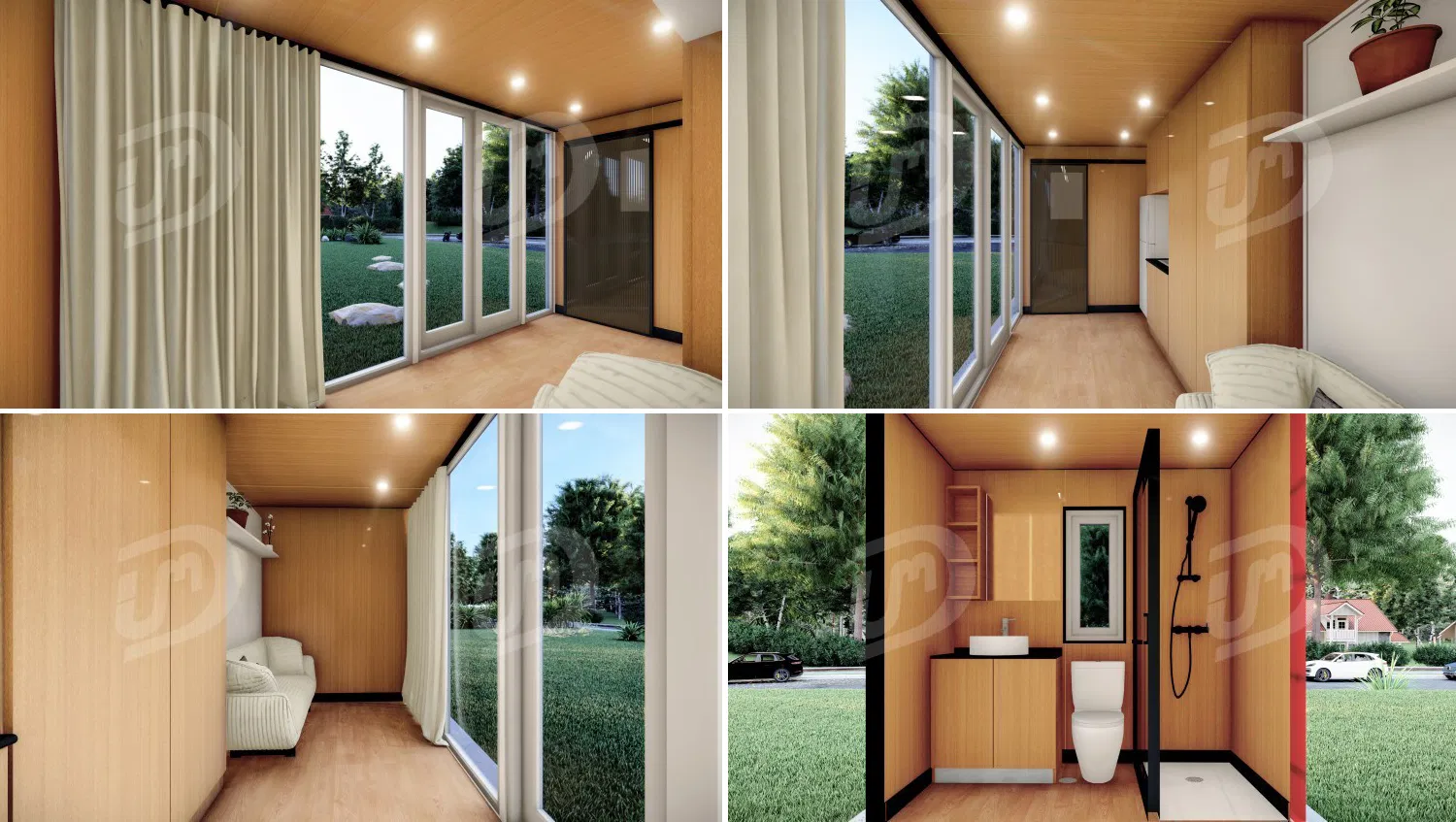Aparência Suave Luxo Moderno Cabana Prefabricada Maçã Pódio de Dormir