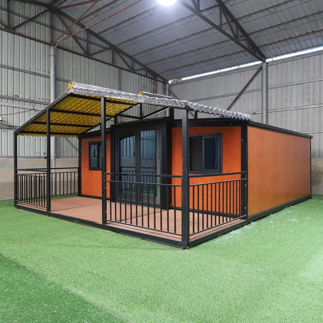 20FT Casa Contêiner Modular Expandável de Dupla Asa Casa Prefabricada
