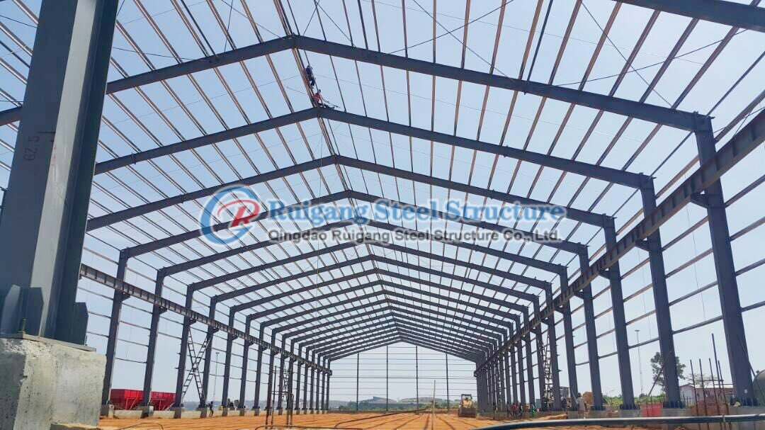 Certificação CE Estrutura de Aço Leve Prefabricada Escritório de Aço Metal Armazém Construção Oficina Armazenamento Estrutura de Metal Edifício