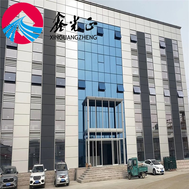 Edifício Comercial Residencial Pré-fabricado Três Andares Edifícios de Escritórios Estrutura de Aço Escola Pré-fabricada