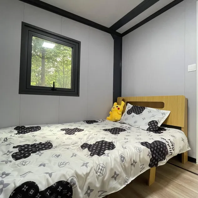 Casa Modular Prefabricada Expandável Dobrável de Aço Personalizada 20/30/40FT Pronta para Viver com 1 Banheiro 2 Quartos 1 Cozinha como Vila Residencial