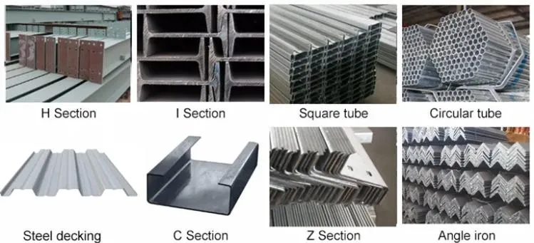 Detalhe do material - Estrutura metálica