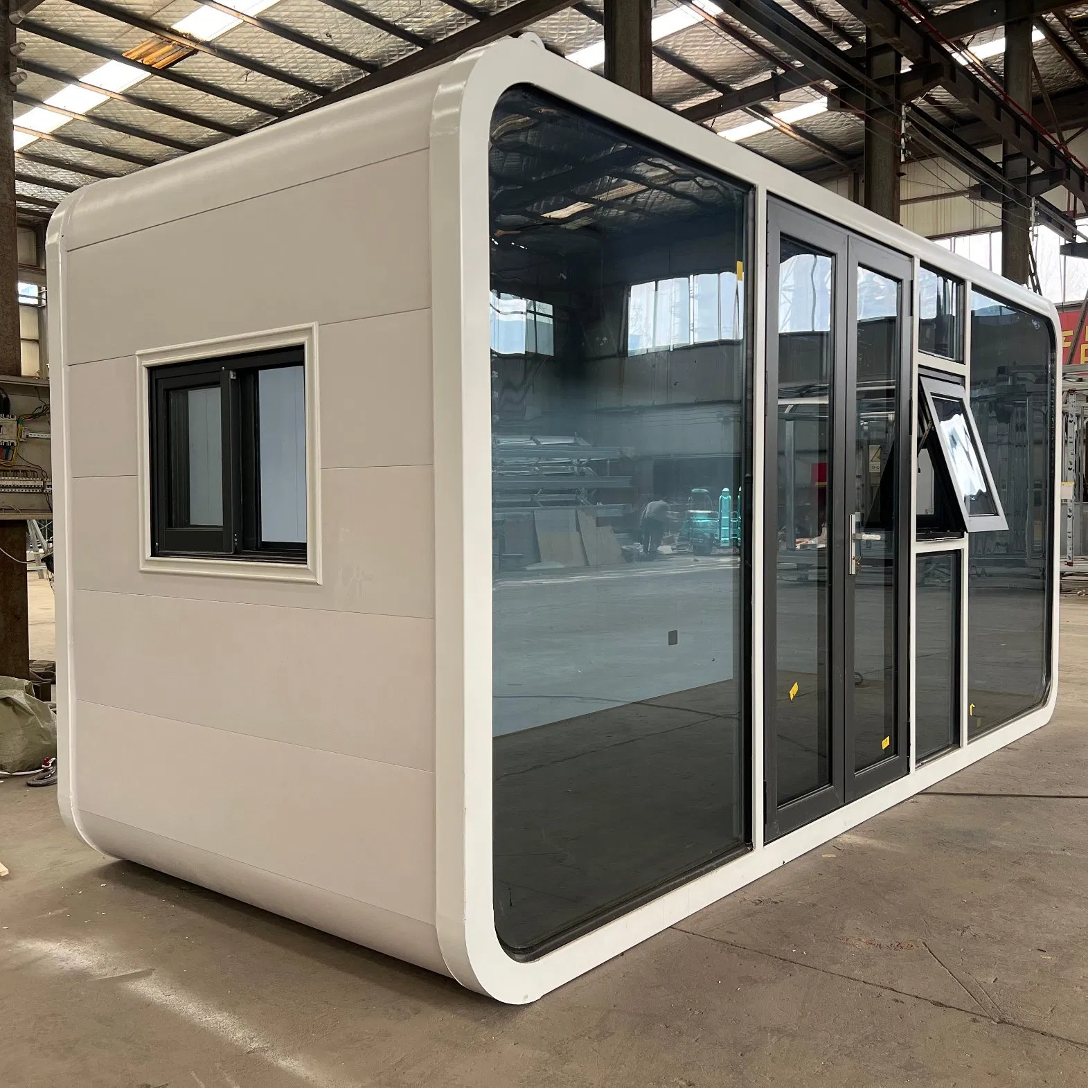 Casa de Cabana Prefabricada à Prova d'Água Modular para Alojamento em Acampamento