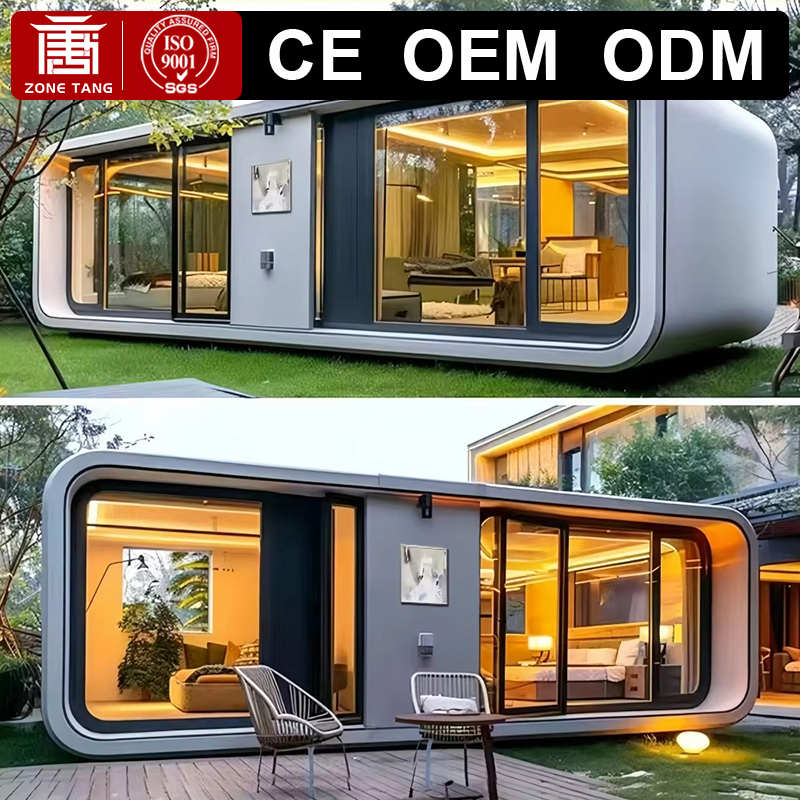 Venda Quente Luxuosa Contêiner Prefabricado Cápsula Prefabricada Férias Moderna Modular/Casas Pré-Fabricadas