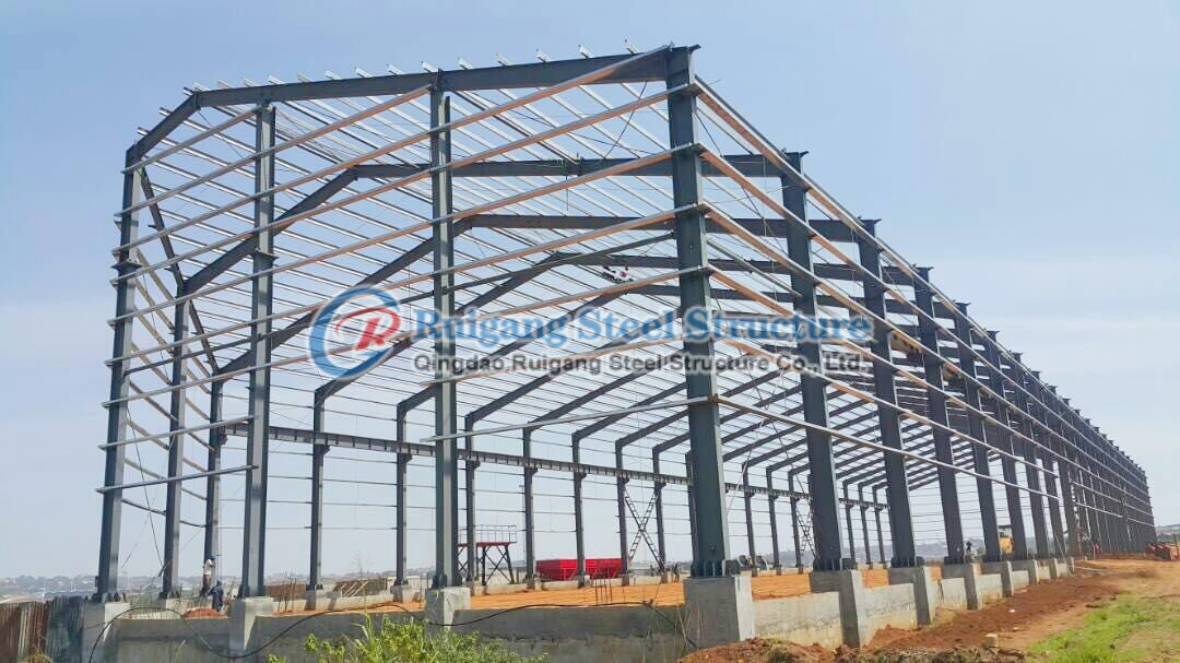 Certificação CE Estrutura de Aço Leve Prefabricada Escritório de Aço Metal Armazém Construção Oficina Armazenamento Estrutura de Metal Edifício