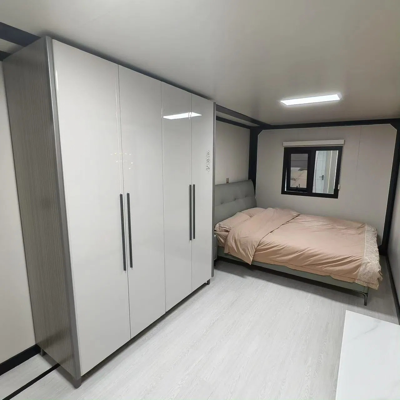 2 Quarto 1 Banheiro Casa Modular Prefabricada de Luxo Escritório Casa Expandável Casa Contêiner Casa Capsule