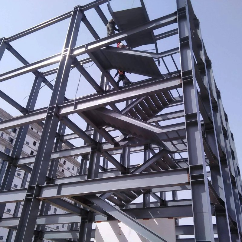 Baixa Custo Oficina Prefabricada de Aço Estrutura de Aço Salão de Exposições Estrutura de Aço Edifício Residencial de Estrutura de Aço
