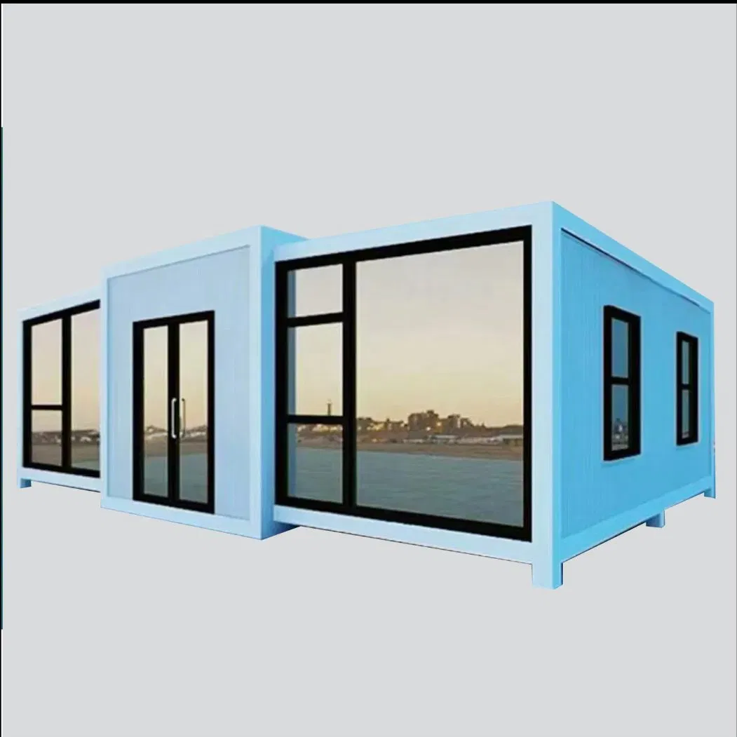 Edifício Residencial de Estrutura de Aço Leve Prefabricado, Showroom Prefabricado, Escritório, Casas Comerciais, Casa Contêiner Expandível