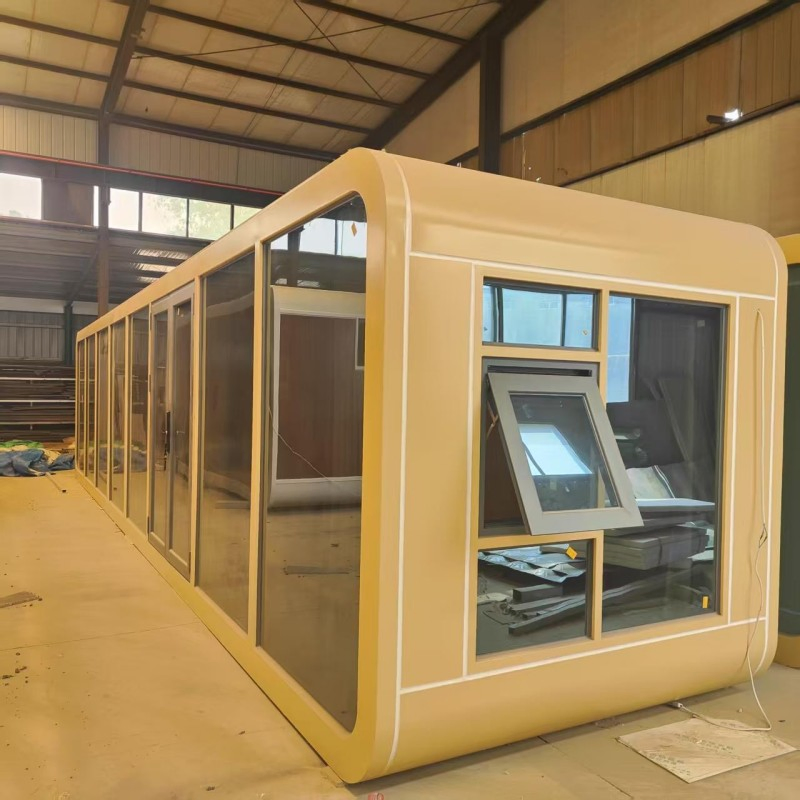 Casa Móvel Prefabricada de Luxo Personalizável, Kit de Casa Pequena, Cabana Apple, Casa Contêiner Portátil