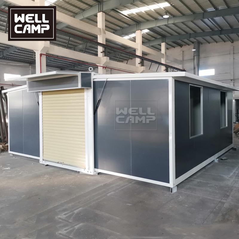 Casa Contêiner Expandável Casa Prefabricada China 20FT 40FT Cabana Portátil Modular Móvel Casa Contêiner em Pacote Plano Fornecedor Fábrica Casa Tiny Dobrável