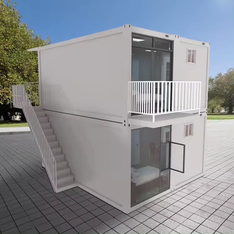 Casa Prefabricada 20 FT 40 FT Casa Contêiner Pronta para Morar com Quarto Banheiro