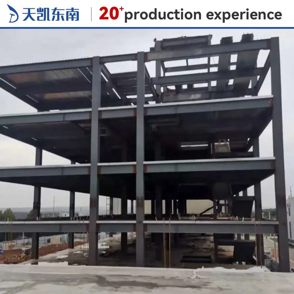 Edifício de Escritório em Estrutura de Aço Pré-fabricada, Montagem Rápida, Edifício Comercial de Escritório