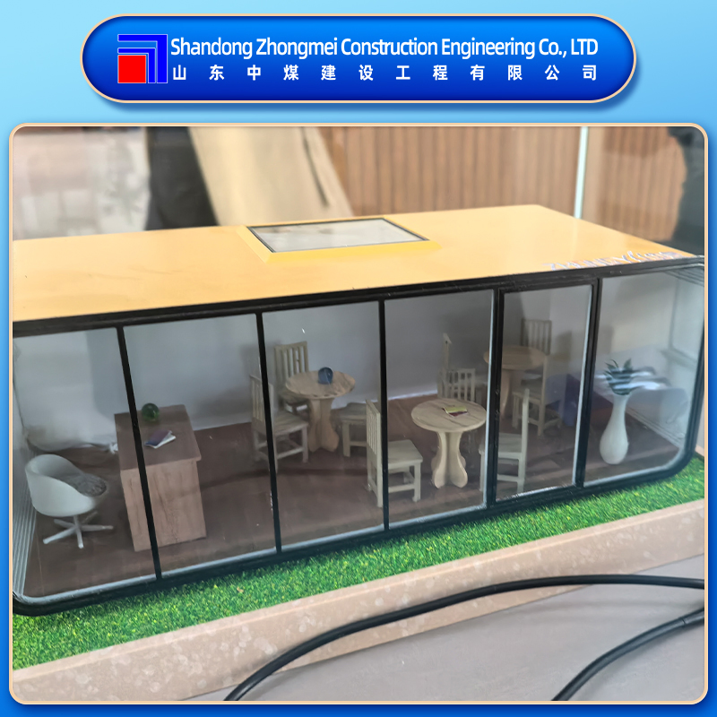 Cabana de Espaço Familiar Prefabricada Minimalista Industrial Unidade de Qualidade de Vida para Cama