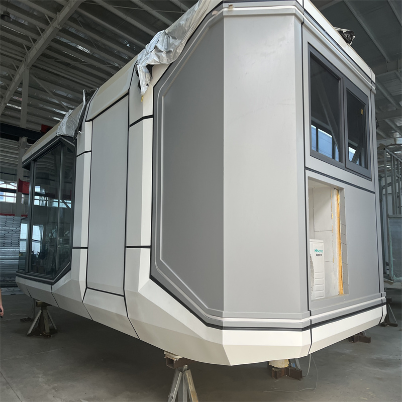Casa Modular de Espaço Externo Preço de Fábrica Hotel Móvel Moderno Fashion Casa Pequena Maçã Cabana de Estrutura de Aço Prefabricada com Quarto Casa Prefabricada