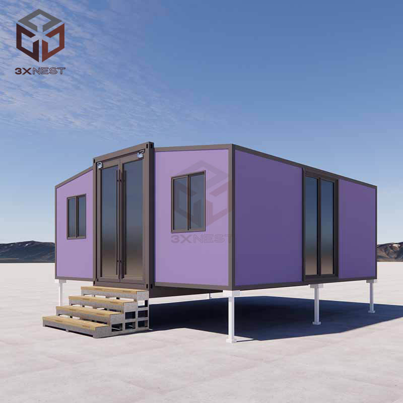 Casas Prefabricadas Móveis Portáteis Residenciais 20FT Casa Contêiner Expandável