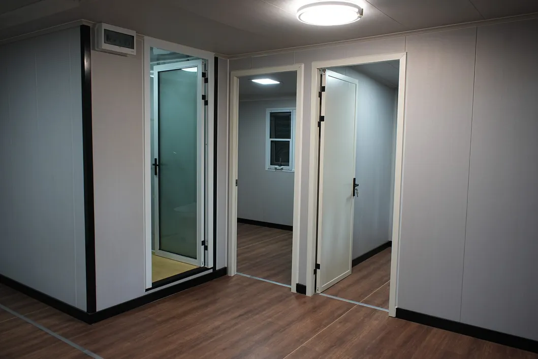 Vila de Luxo Prefabricada Moderna em Contêiner 2 Casa de Quarto Expandível com Banheiro e Cozinha em Contêiner