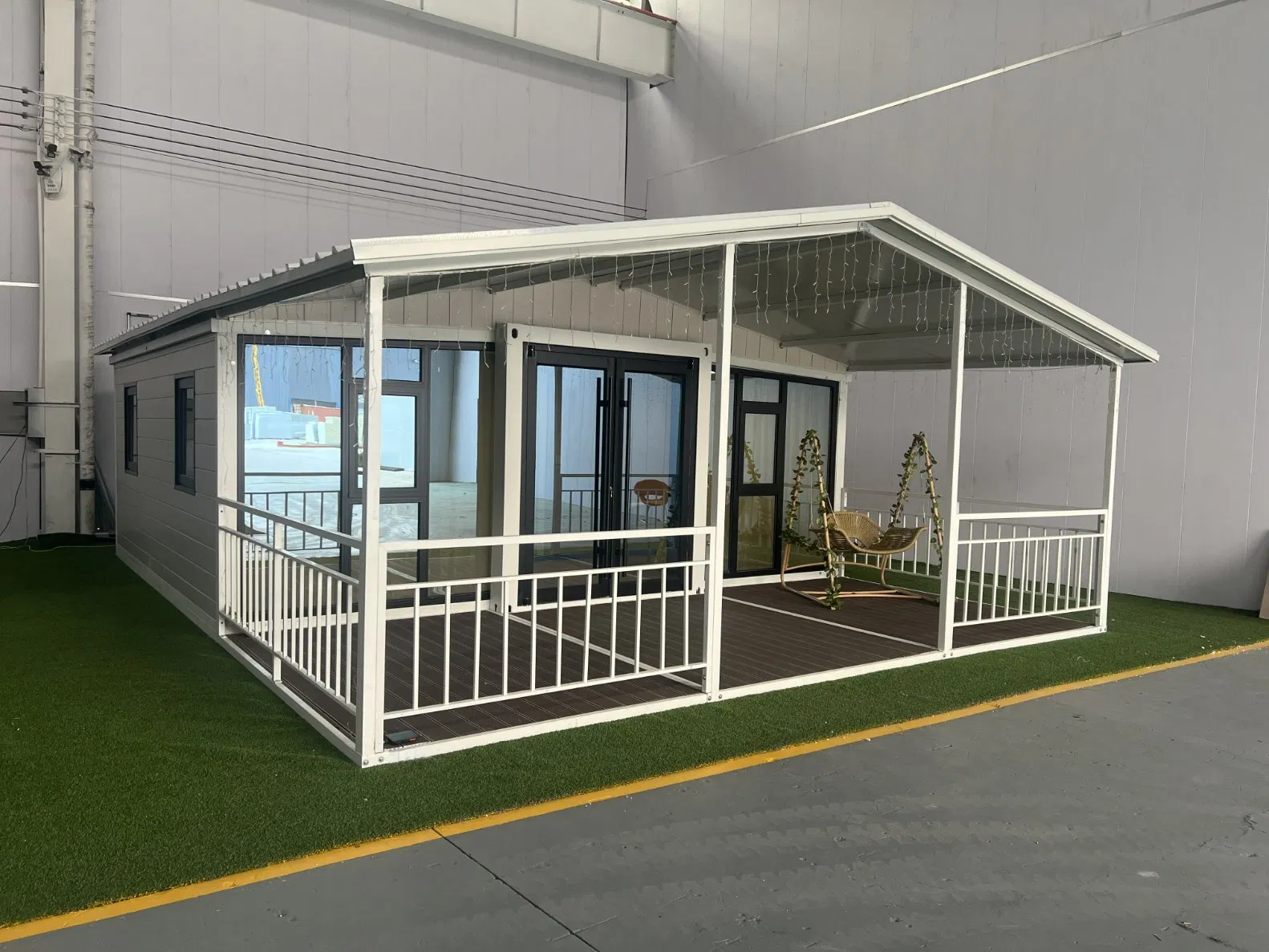 Casa Prefabricada Estrutura de Aço Casa Contêiner Prefab Econômica Casa Portátil