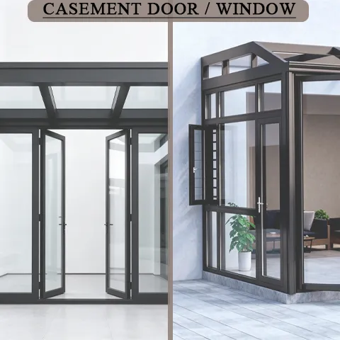 Vila Residencial de Alumínio Luxuosa com Telhado Inclinado para o Quintal, Vidro Térmico Low-E, Fácil de Montar, Kits Personalizados de Fábrica para Casa de Vidro e Jardim de Inverno