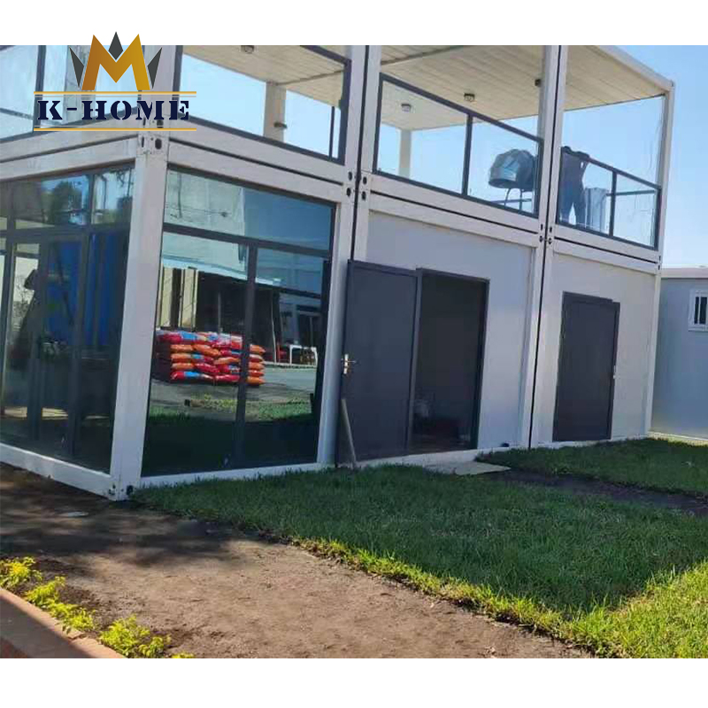 Construção de Casa em Contêiner de Aço Pré-fabricado