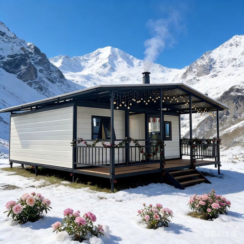 Cabana Prefabricada Eficiente em Energia com Baixa Manutenção