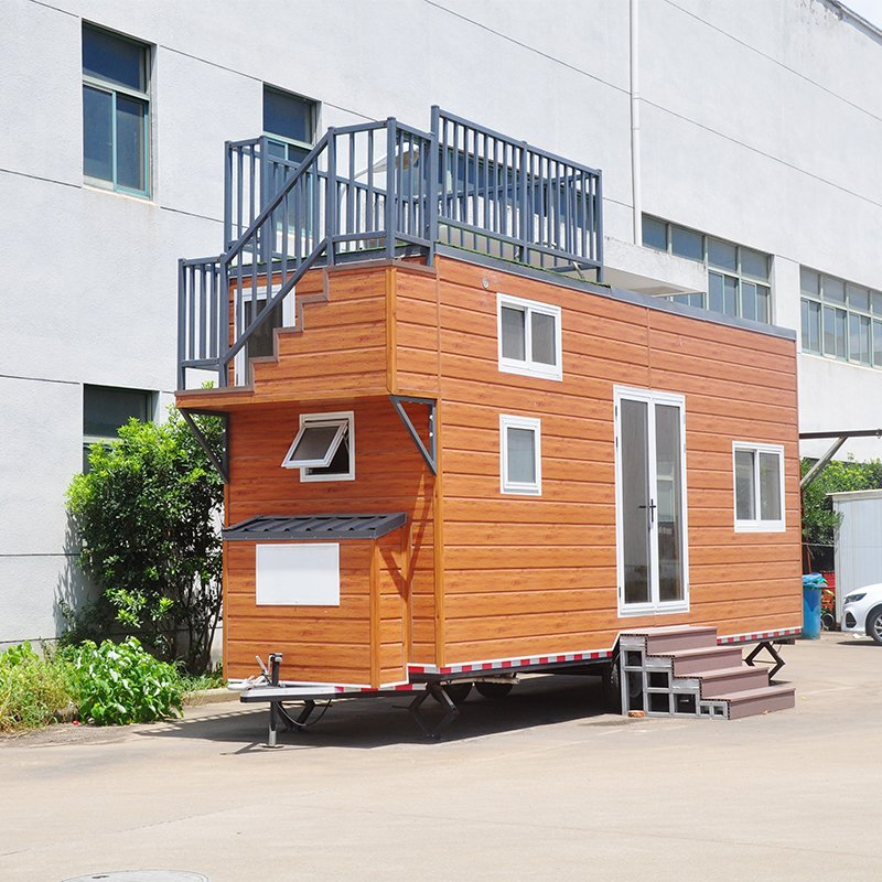 Casa pré-fabricada à venda, casa modular, tiny house sobre rodas com trailer em Orlando