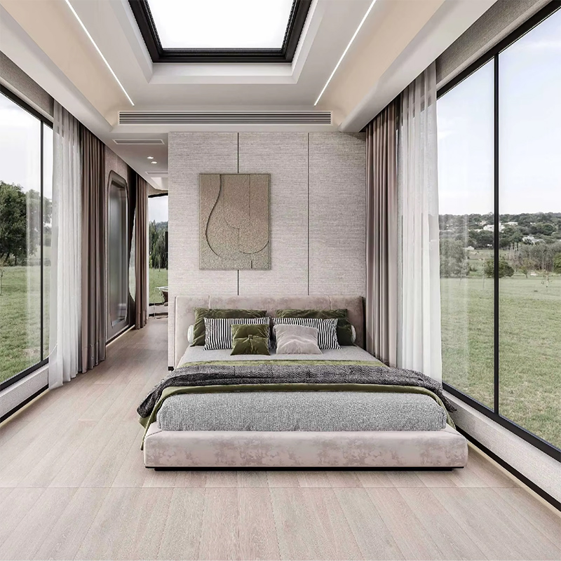 Personalizar Design Luxuosa Vila Prefabricada Casas de Férias Prefabricadas em Aço