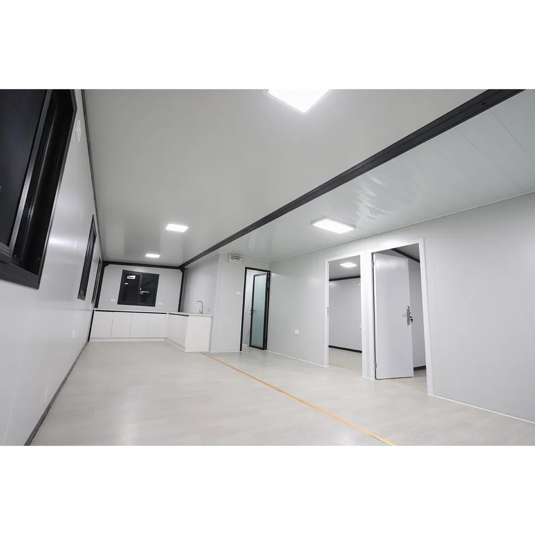 20FT Casa Contêiner Modular Expandável de Dupla Asa Casa Prefabricada