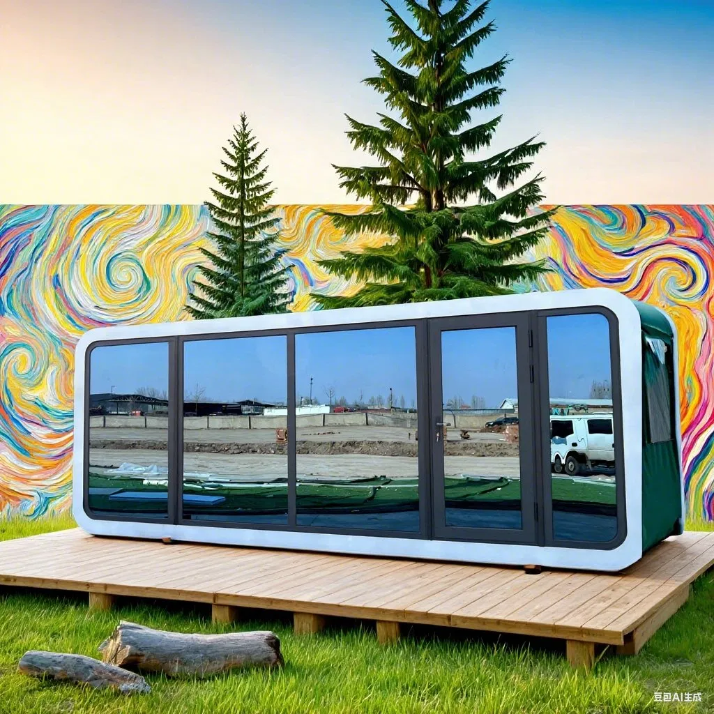 Casa Modular Prefabricada Estilosa para Vida Sustentável