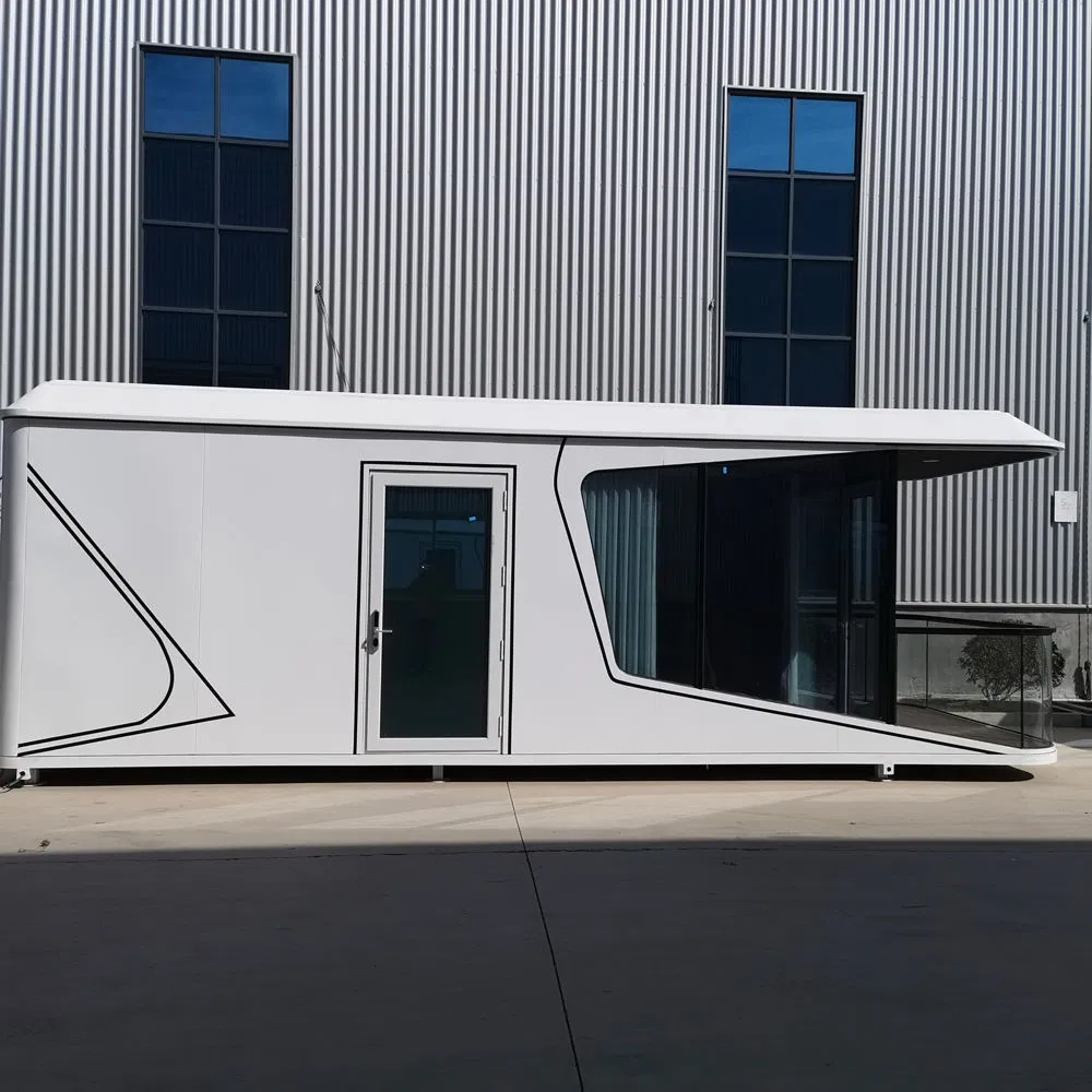 Fácil de Montar Casa Prefabricada Moderna Ecológica e Eficiente em Energia com Quarto, Banheiro e Varanda