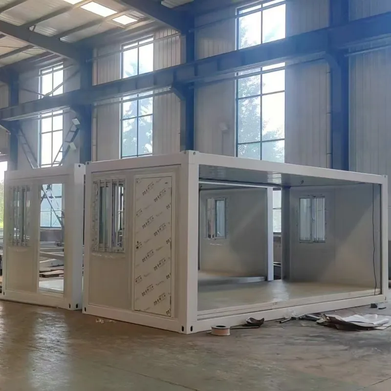 Casa Modular Expandável Prefabricada 20FT 40FT Pronta para Morar com Quarto Banheiro Cozinha