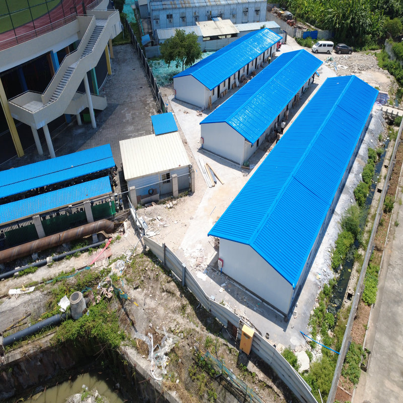 Casa Prefabricada Antissísmica Eficiente em Energia para Acampamento Comercial