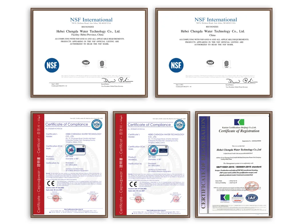 Certificados de Qualidade
