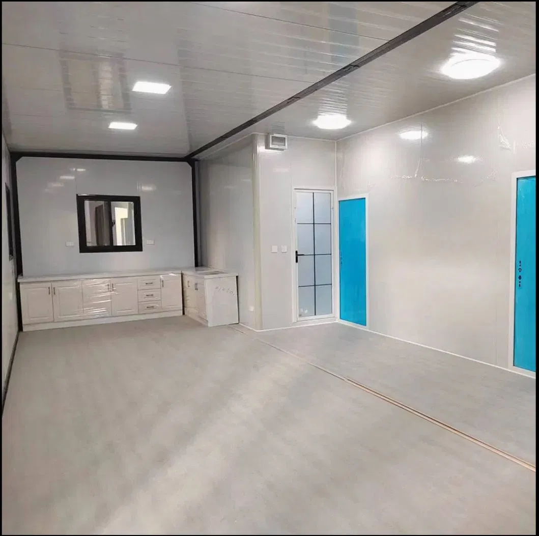 Edifício Residencial de Estrutura de Aço Leve Prefabricado, Showroom Prefabricado, Escritório, Casas Comerciais, Casa Contêiner Expandível