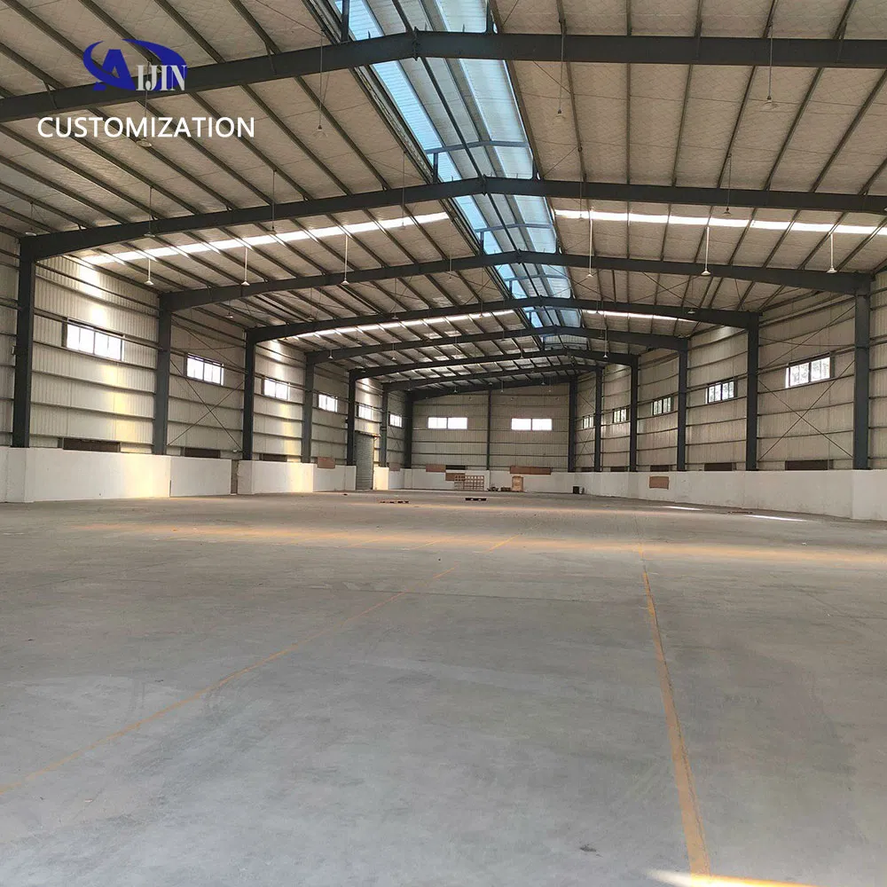 Vigas de Estrutura de Quadro de Metal de Aço Pré-fabricadas para Construção Residencial Armazém Pré-fabricado