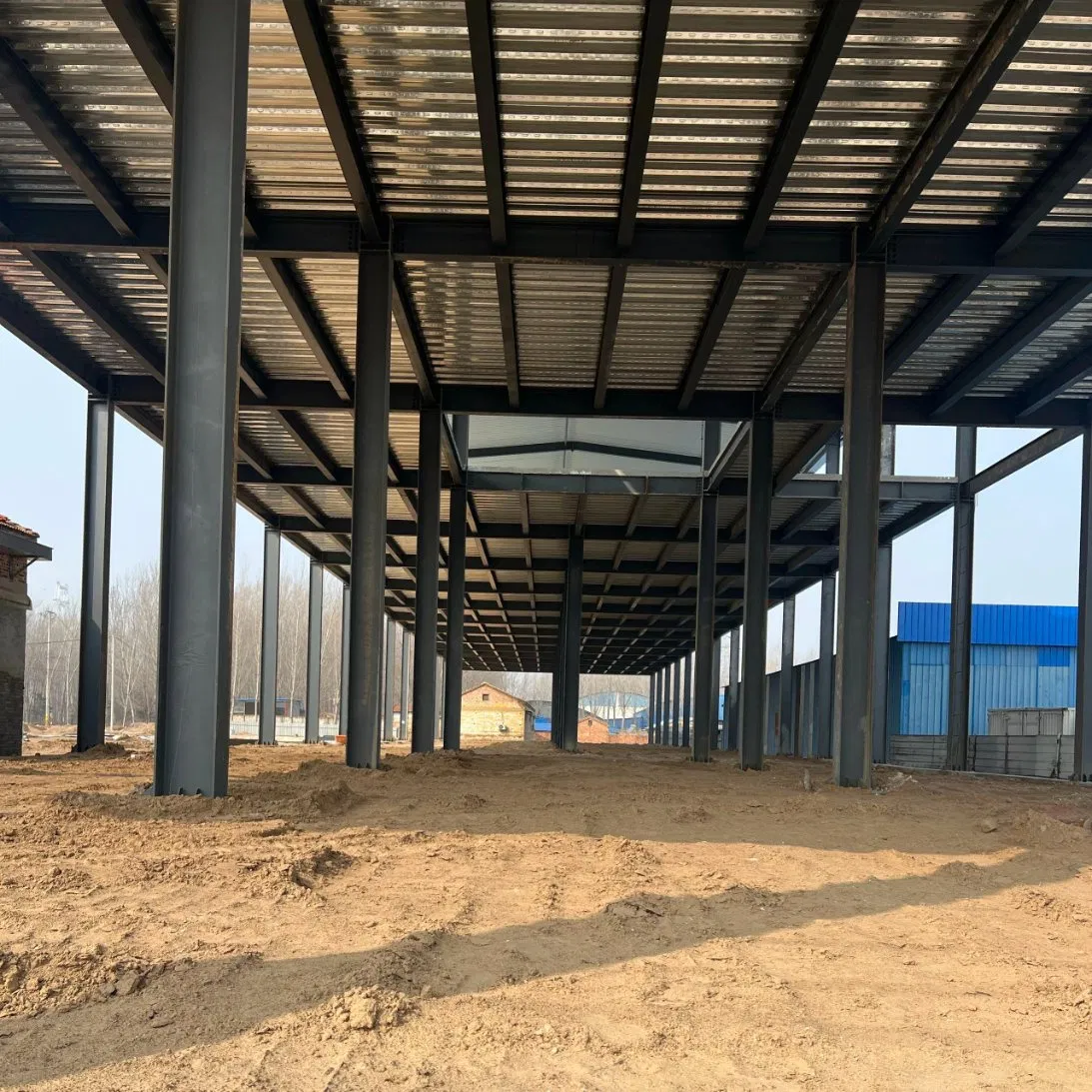 Soluções Modernas de Edifícios Comerciais de Aço Prefabricados de Múltiplos Andares para Compradores Globais